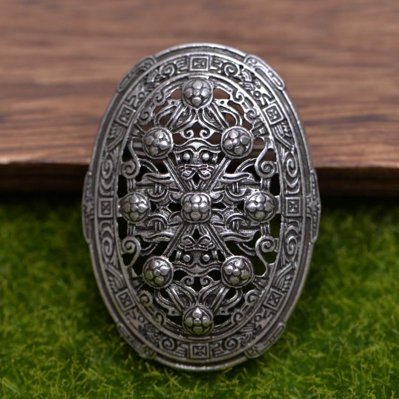 LANGHONG Norse Viking Brooch For Men Turtle Brooch Talisman Jewelry, Gift For Men - Image 4